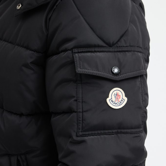 Black Matte Short Down Jacket