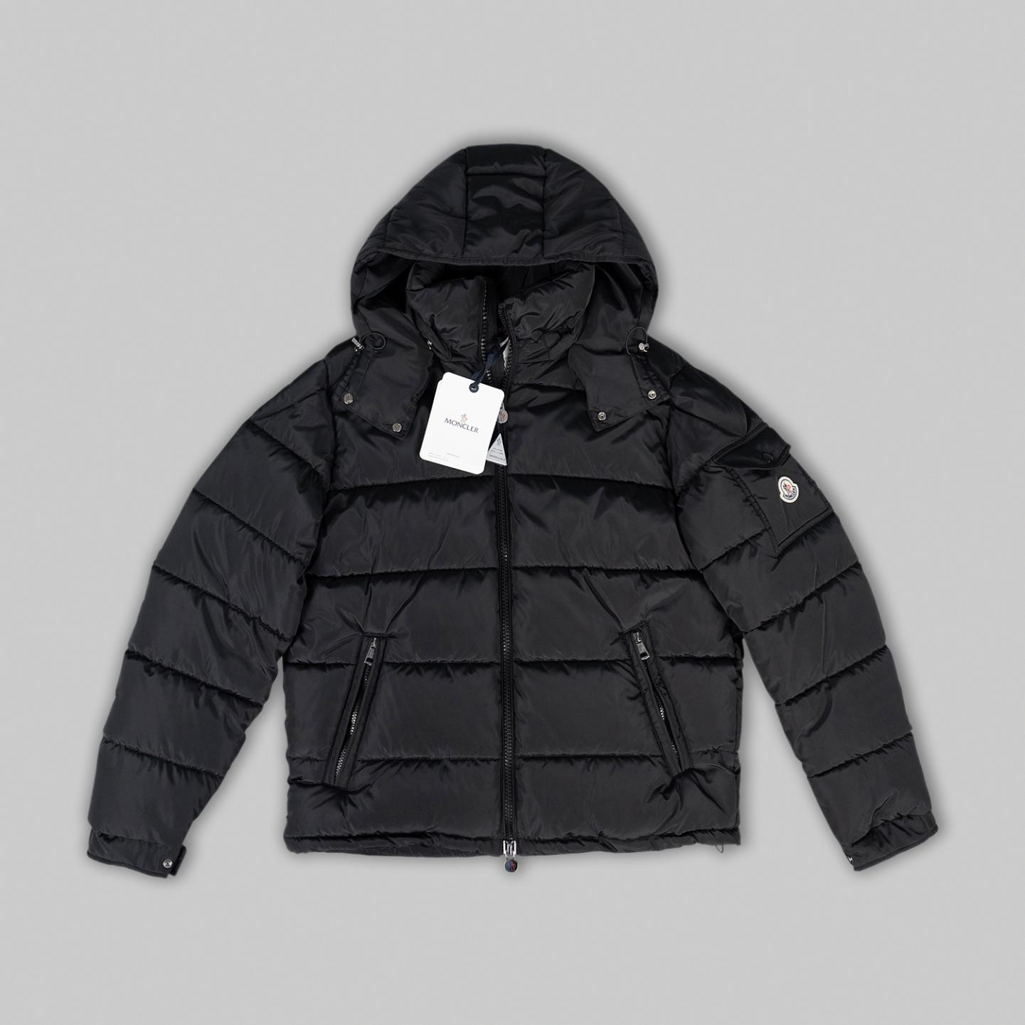 Black Matte Short Down Jacket