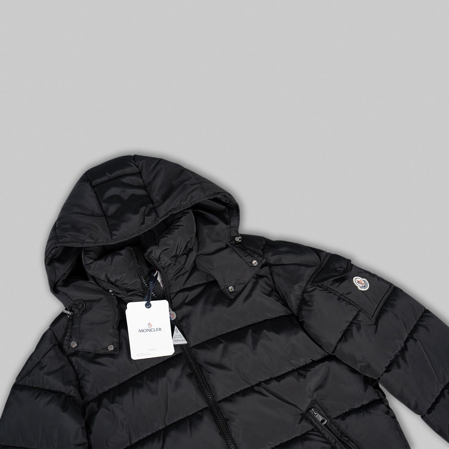 Black Matte Short Down Jacket - Image 2
