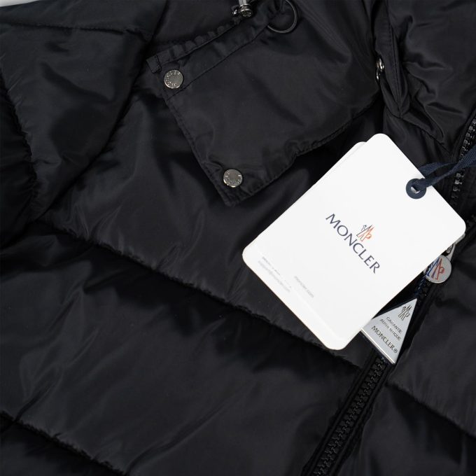 Black Matte Short Down Jacket