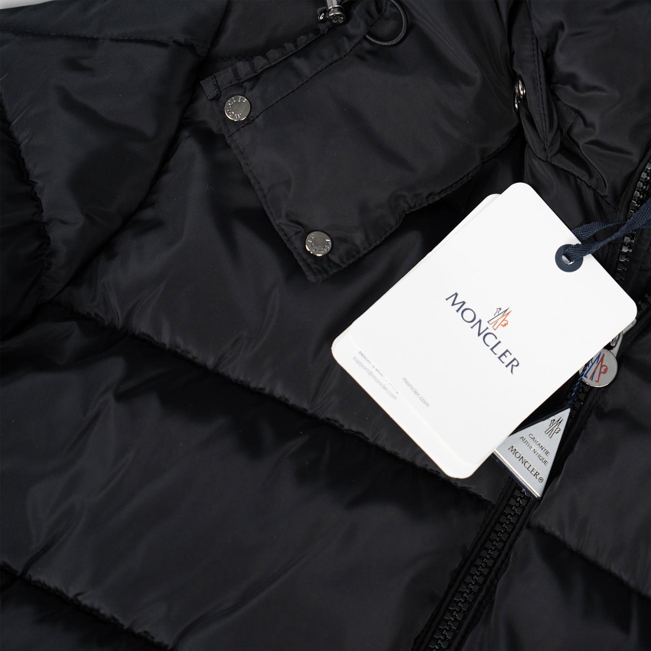 Black Matte Short Down Jacket - Image 3