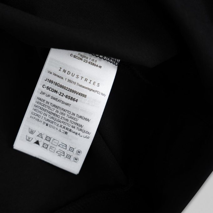 Black Quarter Zip Sweatshirt