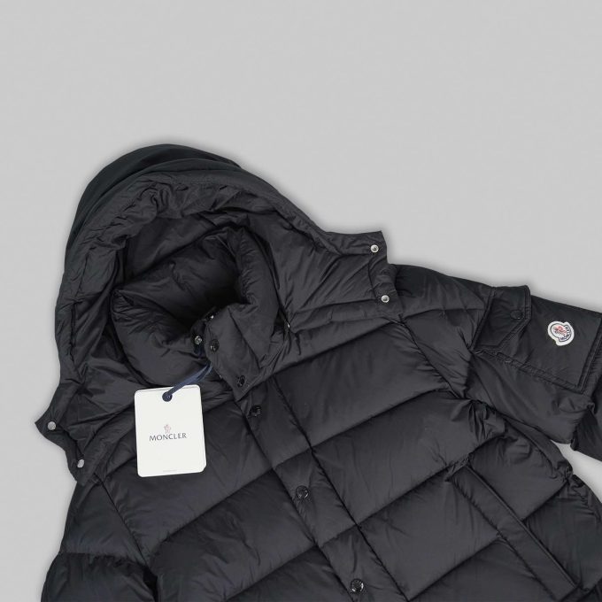 Black Button / Zip Down Jacket