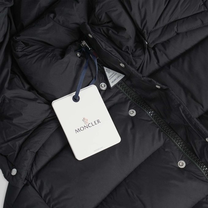 Black Button / Zip Down Jacket
