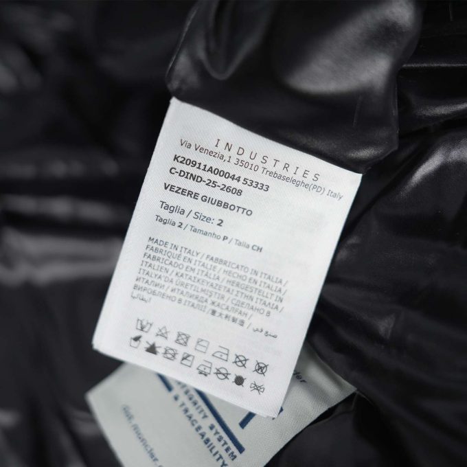 Black Button / Zip Down Jacket